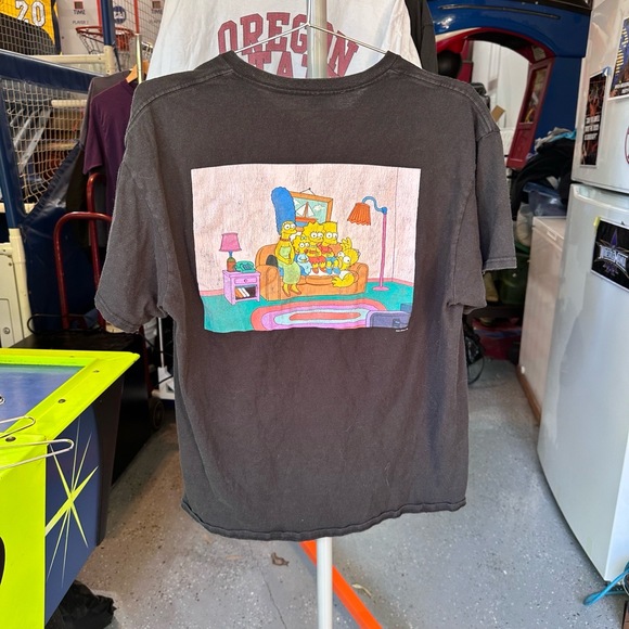 Other - The Simpsons Black Short Sleeve Vintage Promo T Shirt Graphic Casual Large